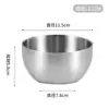 Tazón de Acero Inoxidable 304 de Doble Capa para Uso Doméstico, Niños, Tazón de Arroz Antiescaldado, Tazón de Sopa, Tazón de Arroz Estilo Coreano, Tazón Dorado para Kimchi, Uso Comercial