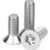 Tornillos de Acero Inoxidable 304 con Cabeza Plana Avellanada, Torx Interno y Característica Antirrobo, Gb673M2M2.5M3M4M5M6M8
