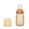 Cuchara de Silicona para Cereal de Arroz de Bebé, Biberón, Alimentador de Frutas, Artefacto para Alimentar Medicamentos, Biberón Multifuncional Tres en Uno para Suplementos Alimenticios de Bebé