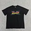 Camiseta Corteiz Série Alcatraz Manga Curta Logo Letra Estampada Gola Redonda Manga Curta