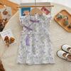 Cheongsam Infantil de Verão Fino Vestido Infantil Estilo Nacional Vestido Tang Infantil Cheongsam de Bebê Roupas de Verão para Meninas