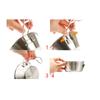 Tazón de Camping de Acero Inoxidable 304 Engrosado Plegable Portátil Tazón de Picnic Ultraligero Taza para Senderismo Utensilios de Cocina para Camping al Aire Libre Taza Tazón