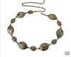 Cadena de Cintura Metálica de Estilo Étnico Bohemio de Alta Gama para Mujer, Cadena de Cintura Versátil de Moda Retro para Vestido y Camisa
