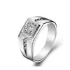 AliExpress joia mais vendida liga banhada a prata diamante anel masculino europeu e americano masculino dominador hipster anel de casamento presente de aniversário