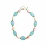 Collar ovalado geométrico de acrílico transfronterizo europeo y americano, cadena personalizada para la clavícula de dopamina, accesorio versátil de alta gama