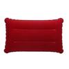 Almohada Inflable de Flocado de PVC para Viaje al Aire Libre, Almohada Lumbar, Estilo Camping, Cojín Portátil, Almacenamiento Portátil