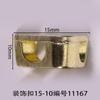 Hebilla Decorativa Larga de 15 mm, Otras Formas, Ropa, Bolsas, Hebillas para Zapatos, Accesorios de Hebilla de Pin, Pines de Hebilla Decorativa de Flor para Zapatos, Etiquetas