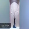 Magnolia Nórdica Rama Larga Flor Seca Ramo Grande De Pie Ramas Secas Naturales Flores Secas Hechas a Mano Gabinete de Entrada con Rejilla Abierta