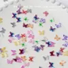Arte de Uñas Lazo Pequeño 3D Colorido Mini Lámina de Resina Mariposa Pedrería Estilo Mixto Calcomanía para Uñas Decoración Paquete de Materiales con Pedrería