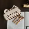 Nova Bolsa de Lápis Gatinho Ins Estudante Bonita de Alta Aparência Bolsa de Papelaria Caixa de Papelaria Armazenamento Bolsa de Armazenamento de Grande Capacidade