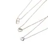 Collar de Acero de Titanio para Mujer Estilo Japonés y Coreano Elegante Hebilla de Amor Collar de Nicho Nueva Moda Cadena Sencilla para Clavícula Todo Fósforo
