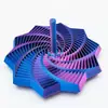 Brinquedos Impressos em 3D para Crianças, Brinquedo Espiral Criativo para Alívio do Estresse, Torre de Cenoura Tridimensional, Ornamento de Mesa Torre Mágica, Brinquedo para Alívio do Estresse