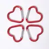 Gran Stock Mosquetón Forma de Corazón Botón para Ropa Infantil DIY Gancho Pequeño Forma de Corazón Mosquetón Corazón Melocotón