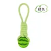 Novo Brinquedo para Cachorro Corda de Cabo de Guerra Treinamento Bola com Petisco Manual TPR Brinquedo Resistente à Mastigação Pet Supplies