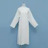 Prenda interior Hanfu, túnica de cuello redondo de la dinastía Ming, túnica taoísta, túnica de corte recto de la dinastía Song, forro, capa base, mangas anchas, estilo antiguo unisex otoño