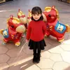 Nuevo y lindo perro corgi famoso en internet, globo animal de papel de aluminio con ruedas para niños, adecuado para puestos de mercado nocturno y venta al por mayor