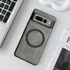 Adecuado para funda de teléfono móvil Google Pixel11, Funda protectora magnética de color puro de piel de cordero para Pixel10/9/8/7 Todo incluido 6