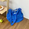 Nueva Marca Coreana de Nicho Casual Elegante Plisado Cordón Nylon Estilo Perezoso Bolso Cruzado Debajo del Brazo Ins
