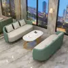 Sala de Espera Sofá de Recepción Set Hotel Cafetería Balcón Lujo Ligero Salón de Belleza Mesa y Sillas de Reunión Set