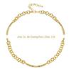 Colar de corrente O-chain irregular criativa europeia e americana banhada a ouro 18K com personalidade e estilo P213252