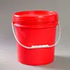 Balde Moldado por Injeção de 10L de Grau Alimentício, Balde Espesso de Plástico PP, Fabricante de Balde para Embalagem de Fermentação de Matéria-Prima Alimentícia