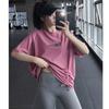 [Personalizado] Nuevo Top Holgado de Longitud Media de Secado Rápido para Deportes al Aire Libre, Yoga, Que Cubre los Glúteos y Te Hace Ver Más Delgada, Tallas Grandes, Chica con Sobrepeso