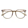 Gafas Negras Brillantes Estilo Coreano con Armazón Grande Se Pueden Adaptar con Lentes Graduados, una Herramienta Mágica Sin Maquillaje que Hace que los Rostros Grandes Parezcan Más Delgados, Adecuadas para Estudiantes, Gafas Sin Graduación