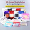 Fabricante Personalizado Fosco Saco de Osso Saco Plástico Ziplock Saco de Embalagem para Roupas Saco Stand-Up Selagem de Três Lados Saco com Zíper com Logotipo Impresso