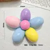 Accesorios de flor de cinco colores de resina brillante grande para joyería DIY al por mayor pinzas para el pelo de bebé zapatos sombreros materiales creativos hechos a mano
