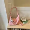 Bolsa Tote Grande de Viagem Estilo Coreano para Mulheres 2026 Nova Moda Textura de Couro Macio Bolsa Simples de Ombro/Axila