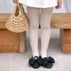 25 Leggings Finos de Verão para Meninas, Meias-Calças Lisas de Algodão Penteado para Bebê, Meias Inteiras Respiráveis de Malha para Crianças