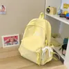 Novas Mochilas Escolares Estilo Coreano para Alunas do Ensino Fundamental e Médio, Mochilas Casuais de Alto Valor para Viagem