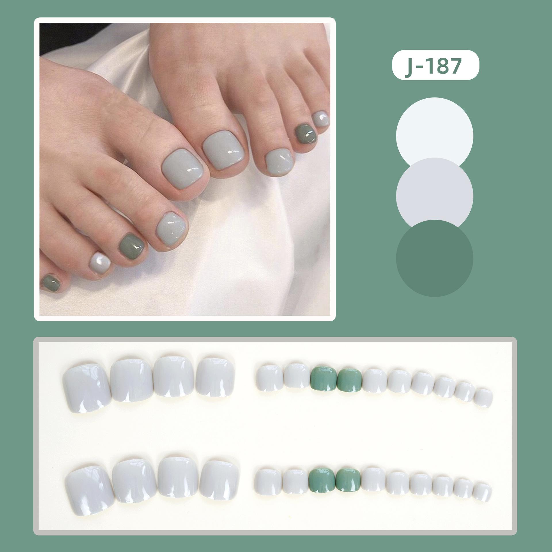 脚J-187薄荷冰绿2