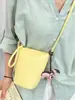 Shuai Mijia 2026 Verão Nova Bolsa Transversal Pequena Elegante Simples para Mulheres Bolsa de Ombro Casual Bolsa para Celular de Trabalho