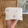 Monedero pequeño Ins con estampado de lápiz labial, bolsa cosmética, bolsa menstrual para niñas, mini almacenamiento, tela, cremallera, bolsa cosmética