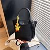 Bolso Súper Moderno de Bloques de Color Patchwork de Nicho para Mujer, Nuevo Bolso Cruzado Versátil de Moda 2026, Bolso de Mano Tipo Cubo