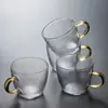 Mini Tetera de Vidrio Estilo Retro Pequeña Resistente a Altas Temperaturas con Filtro Infusor de Té Transparente Juego de Tetera Kung Fu