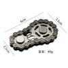 Alivio del Estrés Dedo Adulto Cadena Engranaje Volante Fidget Spinner Cadena Gadget para Aliviar el Aburrimiento Engranaje Metal Juguete Mecánico