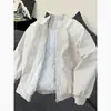 Chamarra corta estilo americano transfronteriza, chamarra gruesa acolchada de ajuste limpio para hombre otoño e invierno, chamarra de béisbol