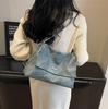 Bolso de trabajo para mujer, estilo informal, de hombro, sencillo, combinable y de gran capacidad, 2025