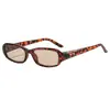 Gafas de Sol Cuadradas Pequeñas de Nuevo Estilo Transfronterizas Europeas y Americanas para Mujer, Gafas de Sol Cat-Eye Artísticas Retro para Hombre, Gafas de Sol de Moda