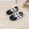 Sapatos Mary Jane de couro para meninas, nova coleção outono 2026, sapatilhas infantis com separador de dedos, sapatos de bebê respiráveis, sapatos de couro para crianças