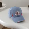 Sombreros de Sol para Niños de Exterior de Primavera y Verano, Nuevas Gorras de Béisbol para Niñas, Gorras de Bebé de Mezclilla Rasgada a la Moda, Transfronterizo