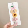 Pinza Lateral de Caricatura de Dopamina para Niños Lindo y Sencillo Nuevo 2026 Pasador de Flor Pinza para el Cabello de la Frente sin Rastro Accesorio para el Cabello