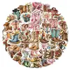 50 pegatinas de graffiti de botas de cowboy vintage para equipaje, artículos, cuadernos y decoración de teléfono, sin repetición e impermeables