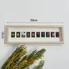 Marco de Fotos con Flores Secas Estilo Retro Planta Espécimen Hecho a Mano Marco de Fotos Pantalla de Mesa Frutas Hojas Estilo Bosque Pintura Decorativa Colgante de Pared Producto Terminado