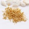 Brincos Redondos com Argolas Banhados a Ouro 14K Materiais para Brincos DIY Retenção de Cor