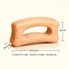 Masajeador gua sha creativo de madera maciza personalizado con estimulación de meridianos, varios estilos disponibles, admite diseños y muestras personalizadas, el fabricante ofrece grandes cantidades