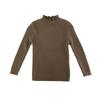 Tejido de punto estilo coreano para niñas 23 nuevo otoño e invierno suéter de cuello alto con orejas de madera versátil camiseta básica para bebé 0158A022