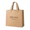 Saco de Papel Sacola de Compras Venda Direta Fabricante Papel Kraft Ecológico Espessado Atacado Pronta Entrega Sacola de Carga Impressão de Alta Qualidade